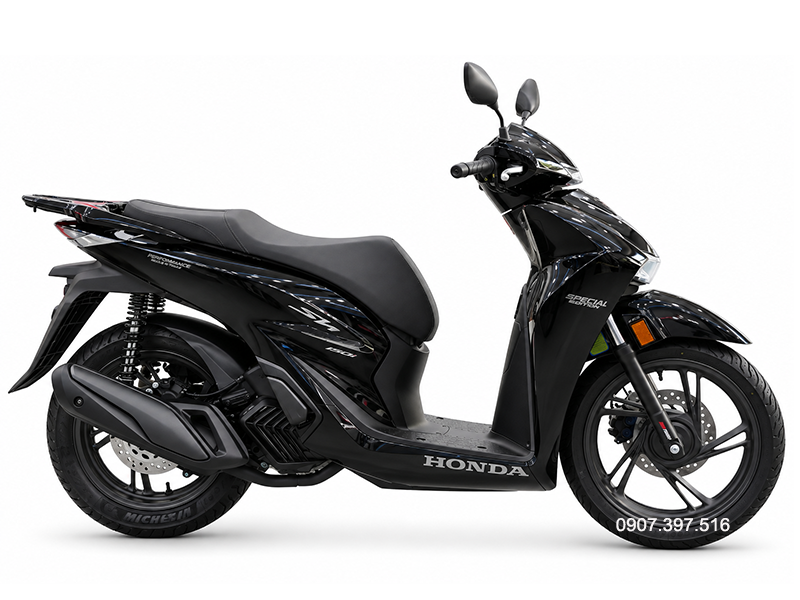 Honda SH150i Ý đen bóng 2027 tại Hà Nội - Sơn bóng lịch sự, tiện ích cho mỗi ngày