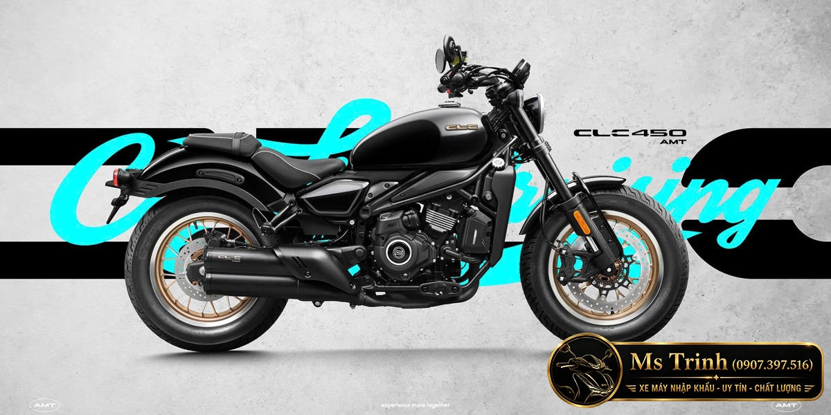 CFMoto 450CL-C AMT tại Hà Nội – Cruiser 449cc hộp số tự động AMT đầy cuốn hút, giá tốt