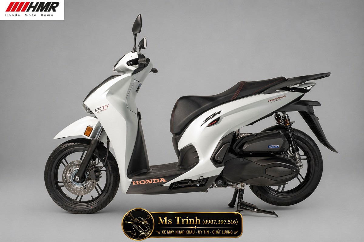 Honda SH350i nhập Ý 2026 tại Hà Nội - SH350i Sporty Trắng Nhám, Xám Bóng Đẳng Cấp Chuẩn Ý