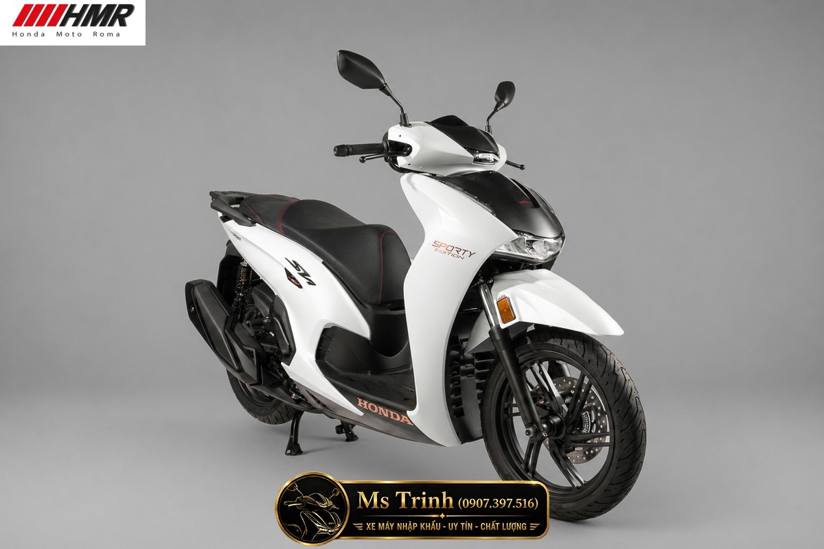 Honda SH350i nhập Ý 2026 tại Hà Nội - SH350i Sporty Trắng Nhám, Xám Bóng Đẳng Cấp Chuẩn Ý