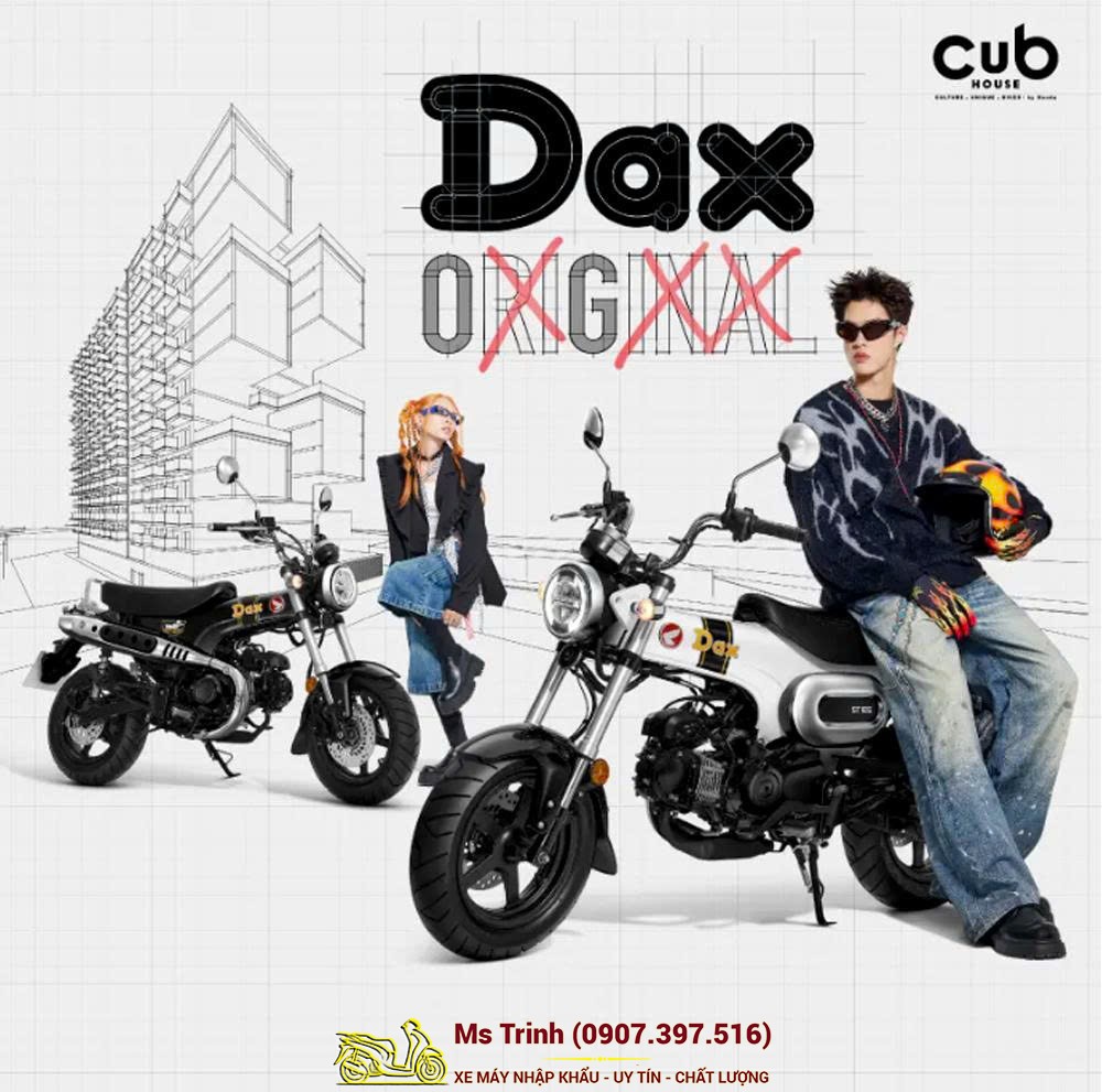 Honda Dax ST125 2026 tại Hà Nội - Minibike huyền thoại khung T-Bone đầy cá tính