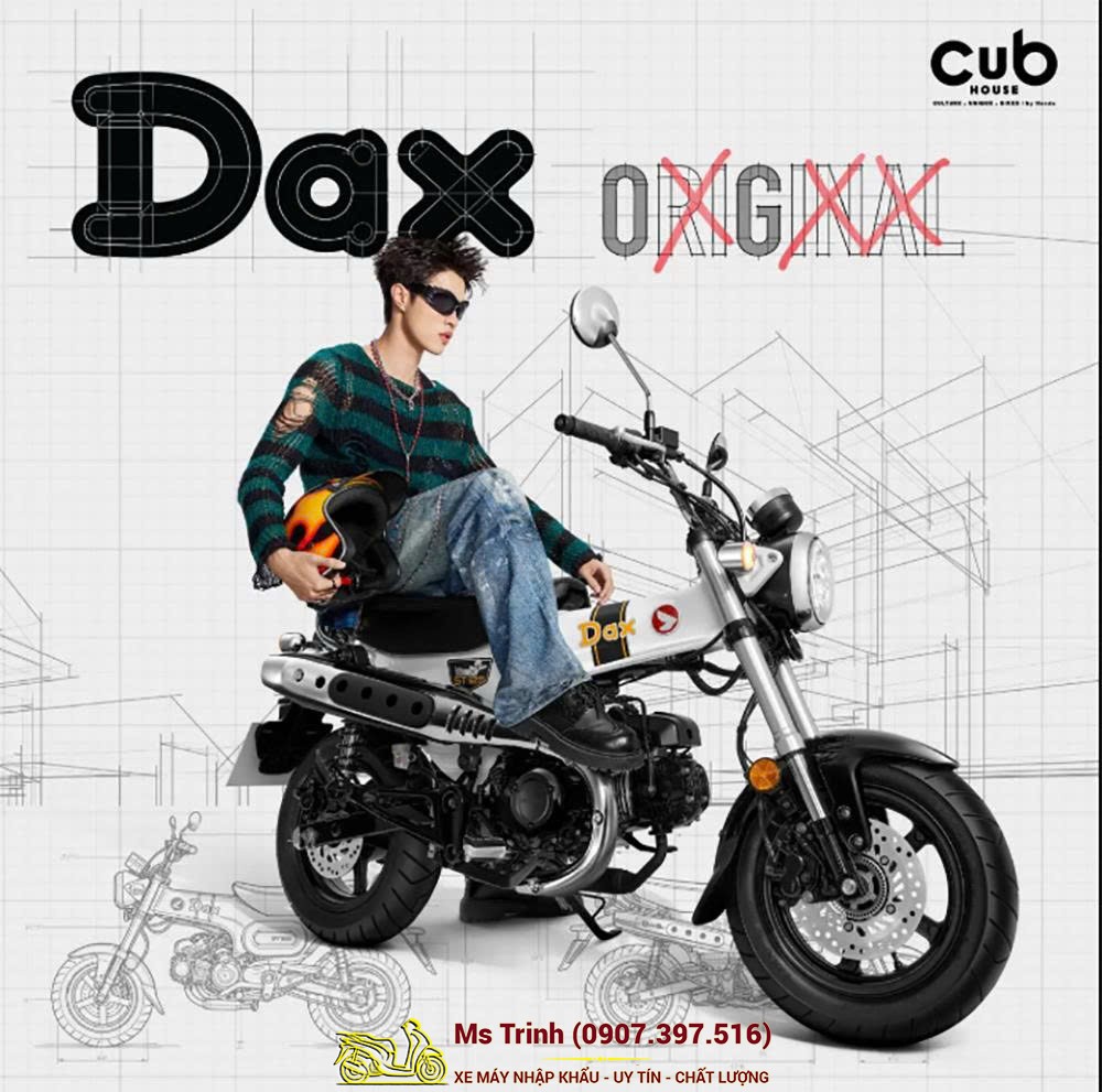 Honda Dax ST125 2026 tại Hà Nội - Minibike huyền thoại khung T-Bone đầy cá tính