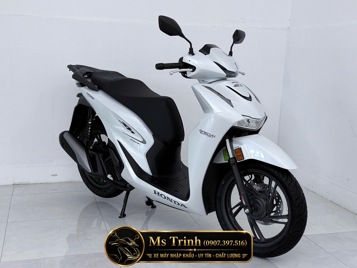 Honda SH150i Special Edition Standard nhập HMR Ý màu trắng tại Hà Nội: Giá trị nằm trong từng chi tiết nguyên bản