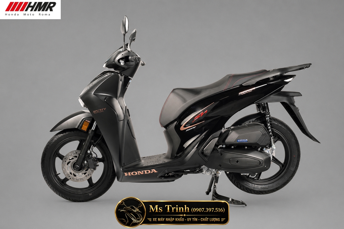 Honda SH150i nhập Ý 2026 Sporty màu đen tại Hà Nội - Mẫu SH Ý cao cấp được săn đón nhất hiện nay