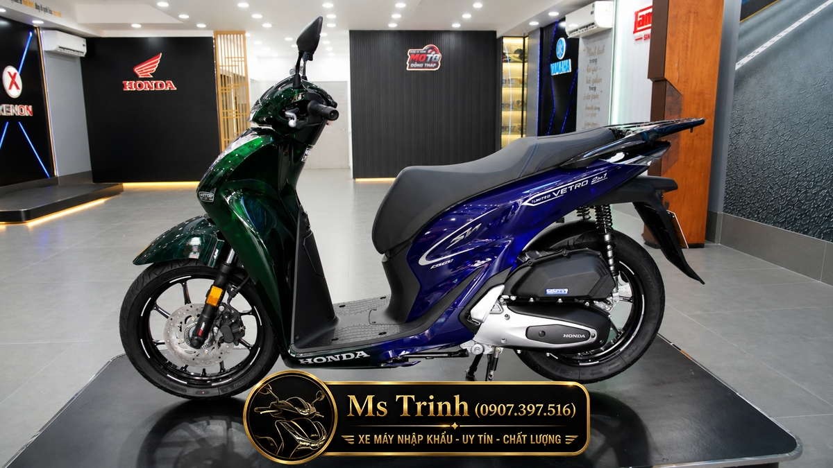 Honda SH150i Vetro Green - Sapphire tại Hà Nội: SH Ý Limited 200 xe