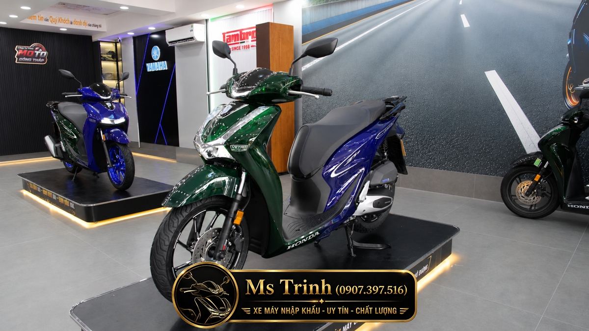 Honda SH150i Vetro Green - Sapphire tại Hà Nội: SH Ý Limited 200 xe
