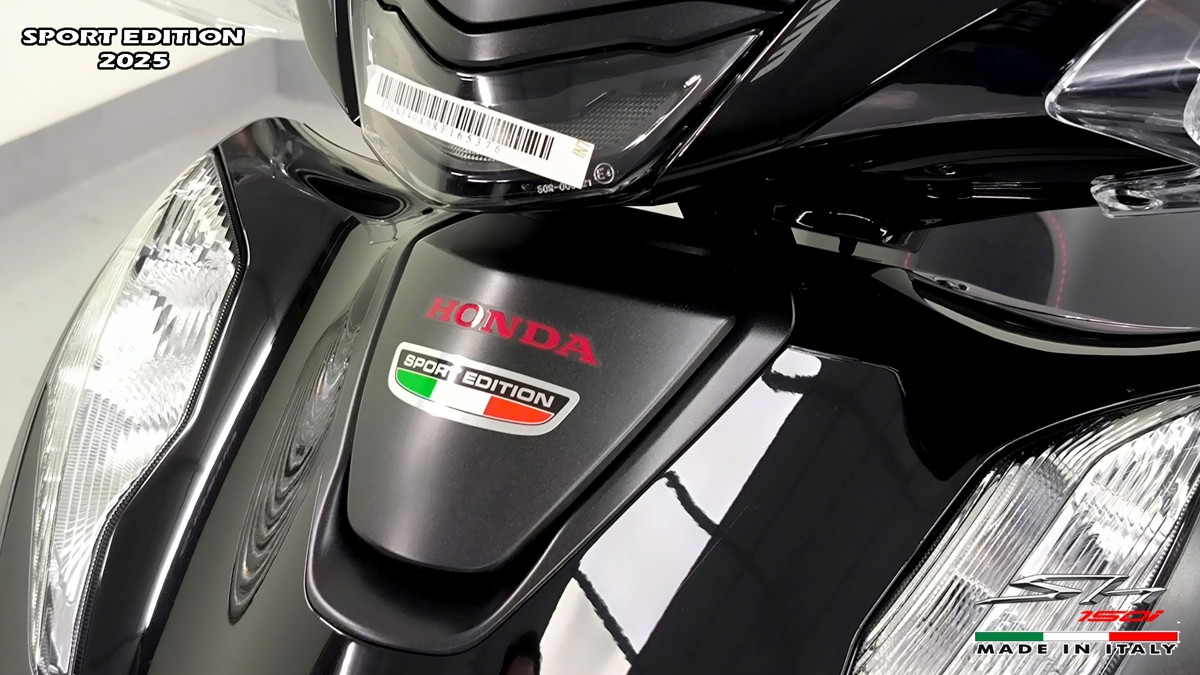 Honda SH150i 2025 Italy Sport Edition Màu Đen, Nhập Chính Hãng, Giá Rẻ tại Hà Nội