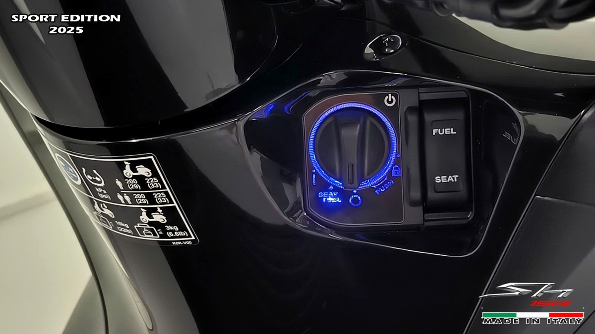 Honda SH150i 2025 Italy Sport Edition Màu Đen, Nhập Chính Hãng, Giá Rẻ tại Hà Nội