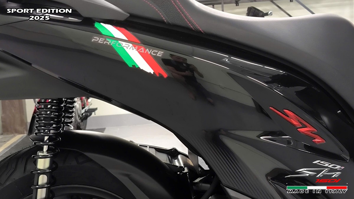 Honda SH150i 2025 Italy Sport Edition Màu Đen, Nhập Chính Hãng, Giá Rẻ tại Hà Nội