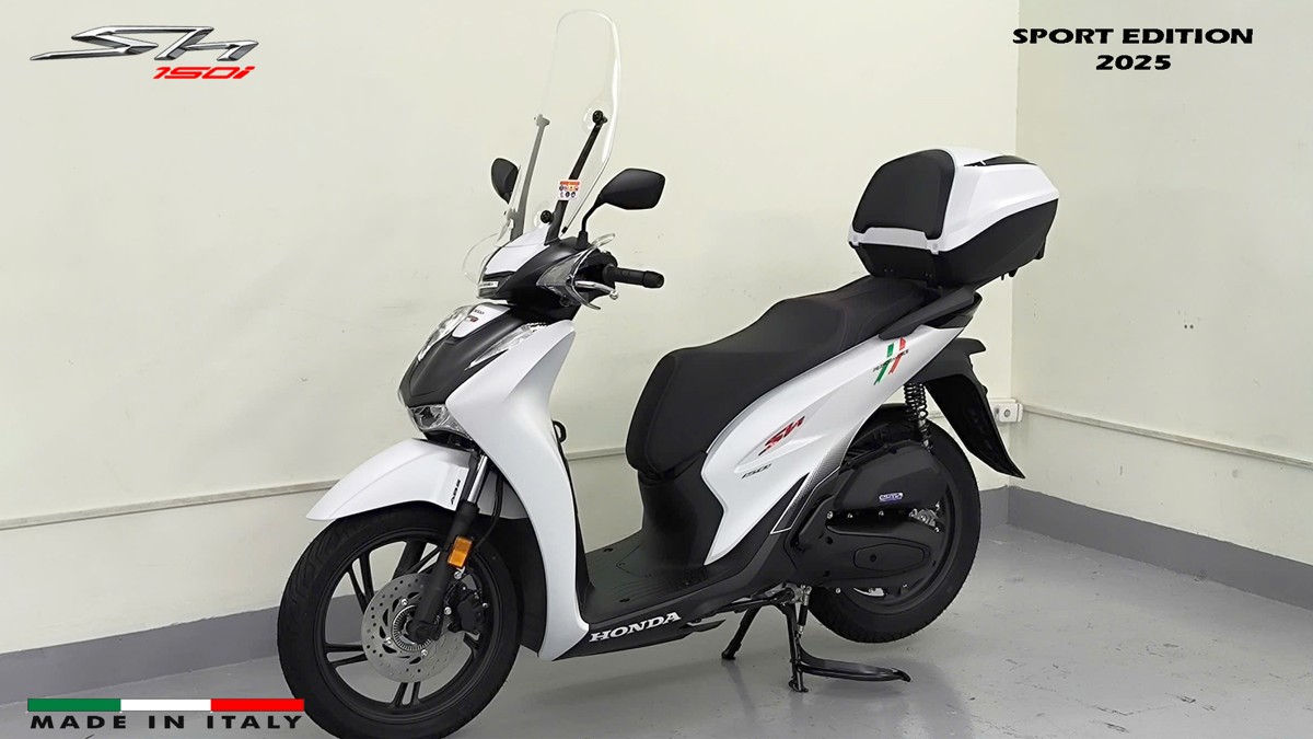 Honda SH150i Sport Edition 2025 Trắng, Made In Italy, Nhập Chính Hãng tại Hà Nội