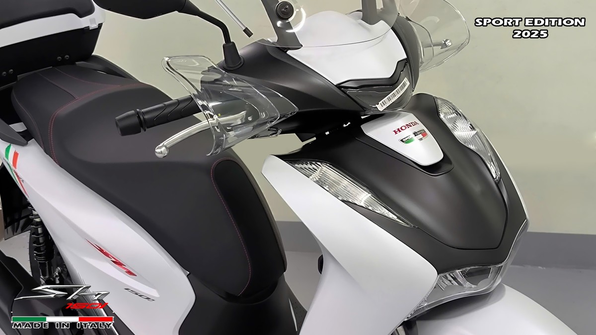 Honda SH150i Sport Edition 2025 Trắng, Made In Italy, Nhập Chính Hãng tại Hà Nội