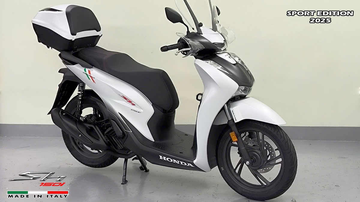 Honda SH150i Sport Edition 2025 Trắng, Made In Italy, Nhập Chính Hãng tại Hà Nội