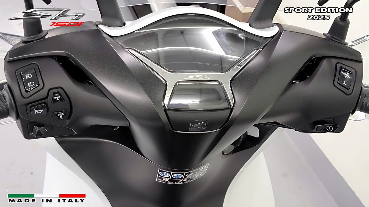 Honda SH150i Sport Edition 2025 Trắng, Made In Italy, Nhập Chính Hãng tại Hà Nội