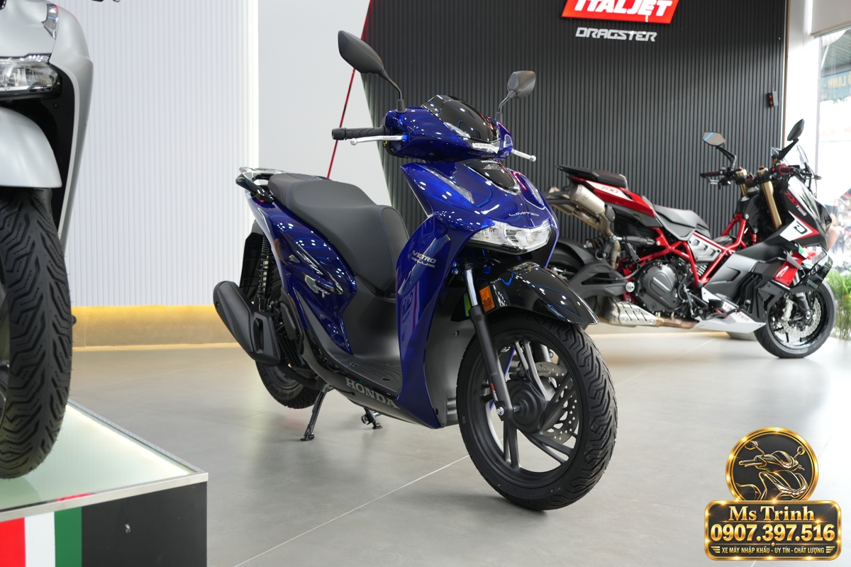 Honda SH150 Vetro Blue 2027 tại Hà Nội - Xanh Sapphire trong suốt, nhập Ý sang trọng