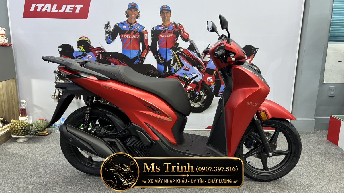 Honda SH150 Ý 2026 màu đỏ Sporty New Concept tại Hà Nội: Giá trị khác biệt của một chiếc SH nhập khẩu