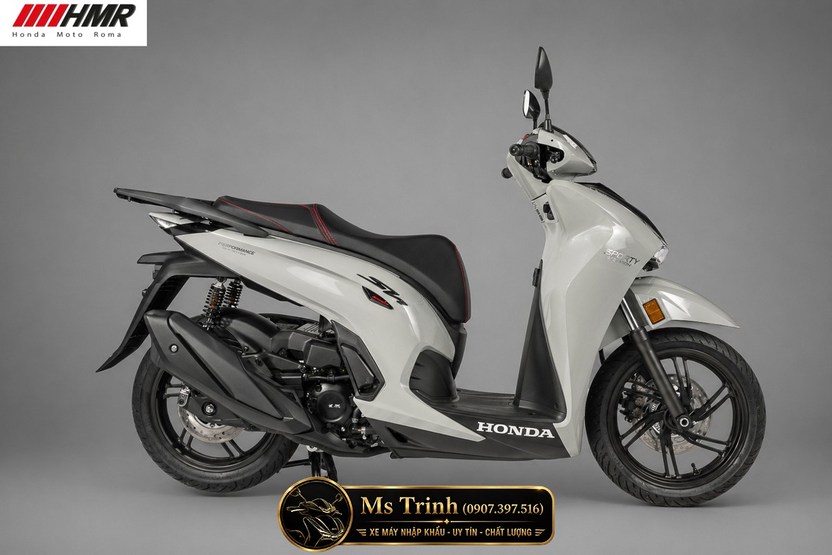 Honda SH350i nhập Ý 2026 tại Hà Nội - SH350i Sporty Trắng Nhám, Xám Bóng Đẳng Cấp Chuẩn Ý