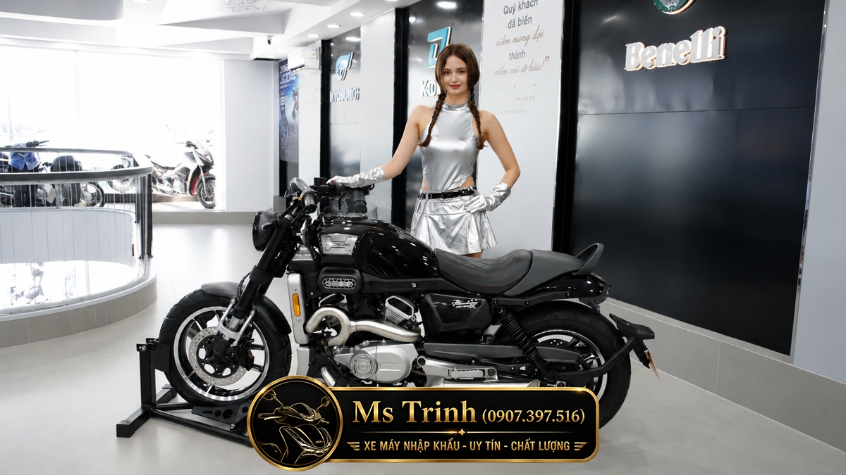 Hyosung GV350X tại Hà Nội - Cruiser 350cc Phong Cách Mỹ Cơ Bắp, Cá Tính
