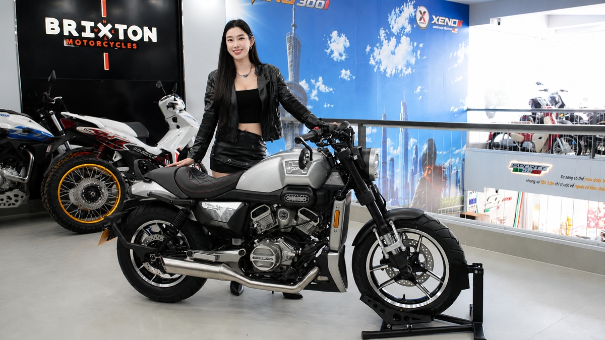 Hyosung GV350X tại Hà Nội - Cruiser 350cc Phong Cách Mỹ Cơ Bắp, Cá Tính