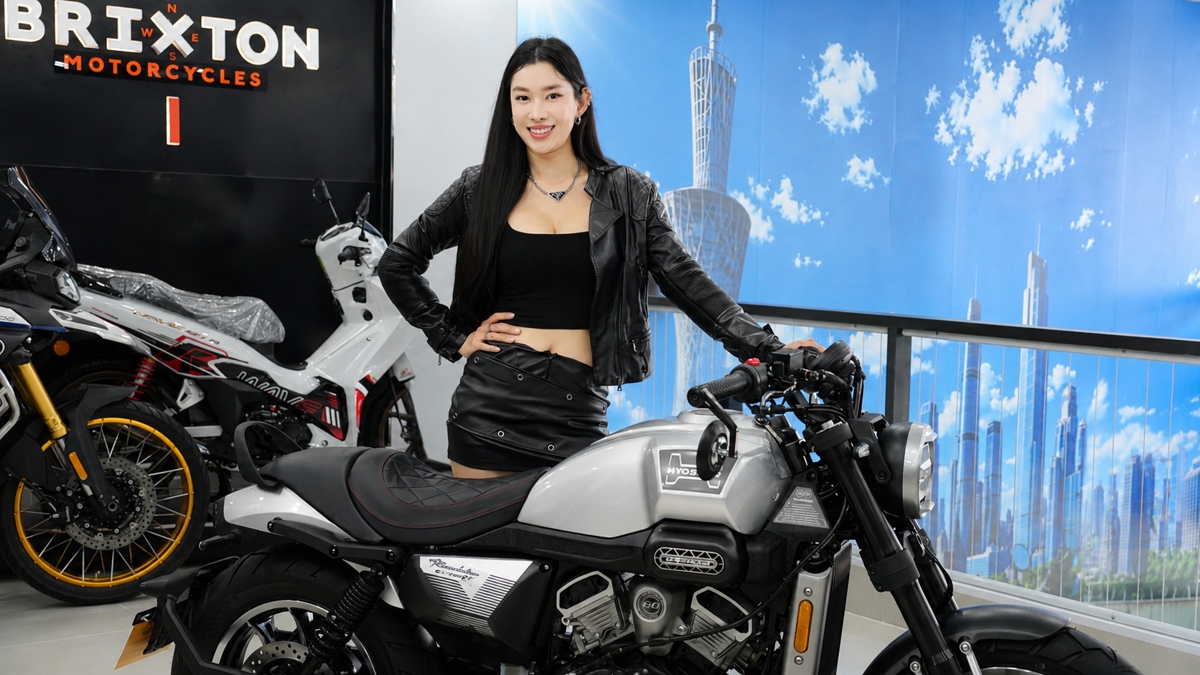 Hyosung GV350X tại Hà Nội - Cruiser 350cc Phong Cách Mỹ Cơ Bắp, Cá Tính