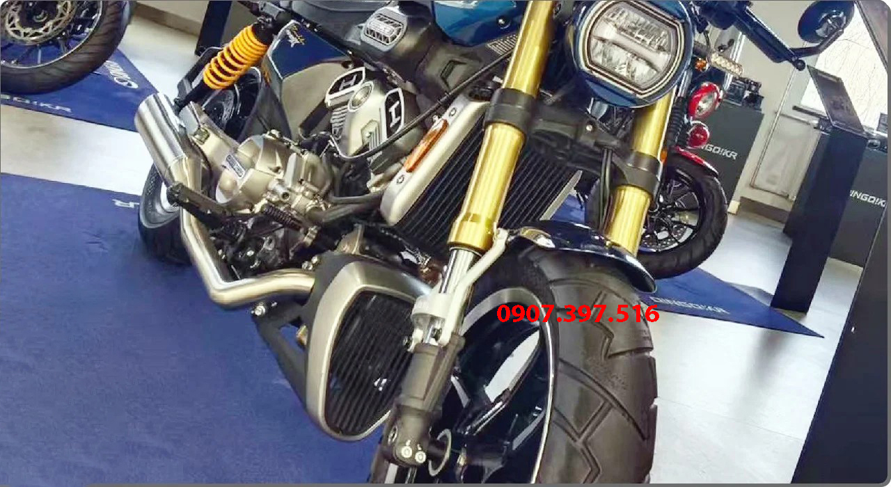 Hyosung GV350X tại Hà Nội - Cruiser 350cc Phong Cách Mỹ Cơ Bắp, Cá Tính