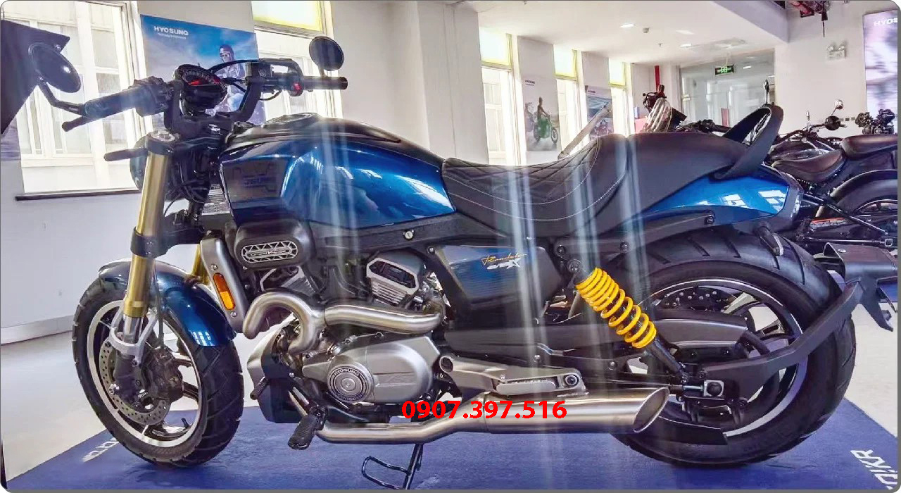 Hyosung GV350X tại Hà Nội - Cruiser 350cc Phong Cách Mỹ Cơ Bắp, Cá Tính