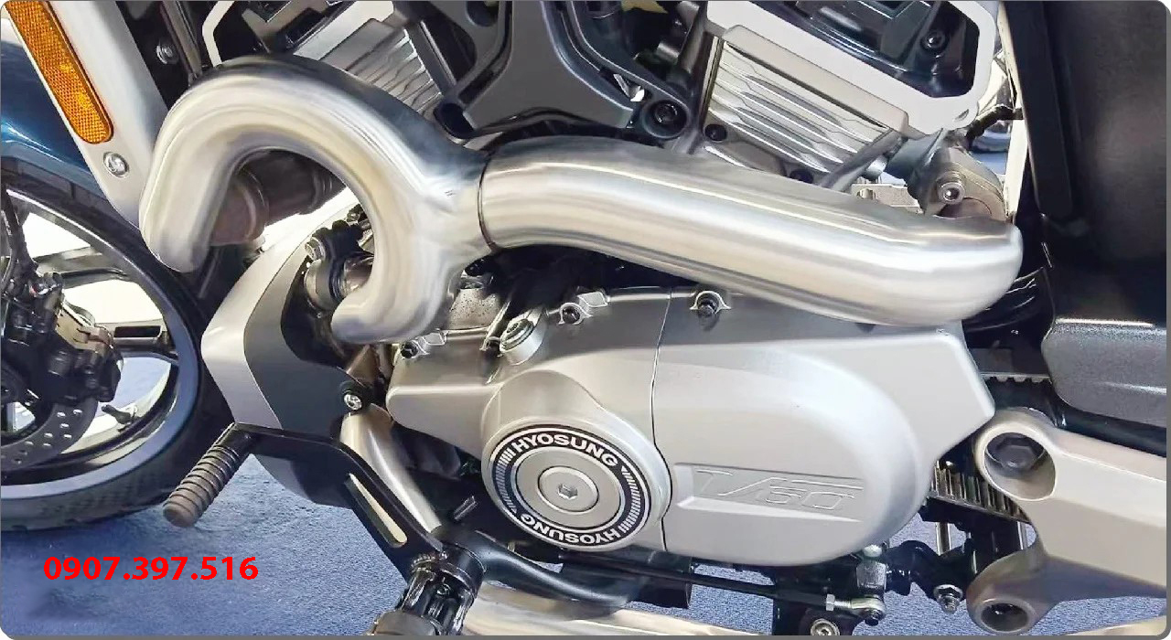 Hyosung GV350X tại Hà Nội - Cruiser 350cc Phong Cách Mỹ Cơ Bắp, Cá Tính