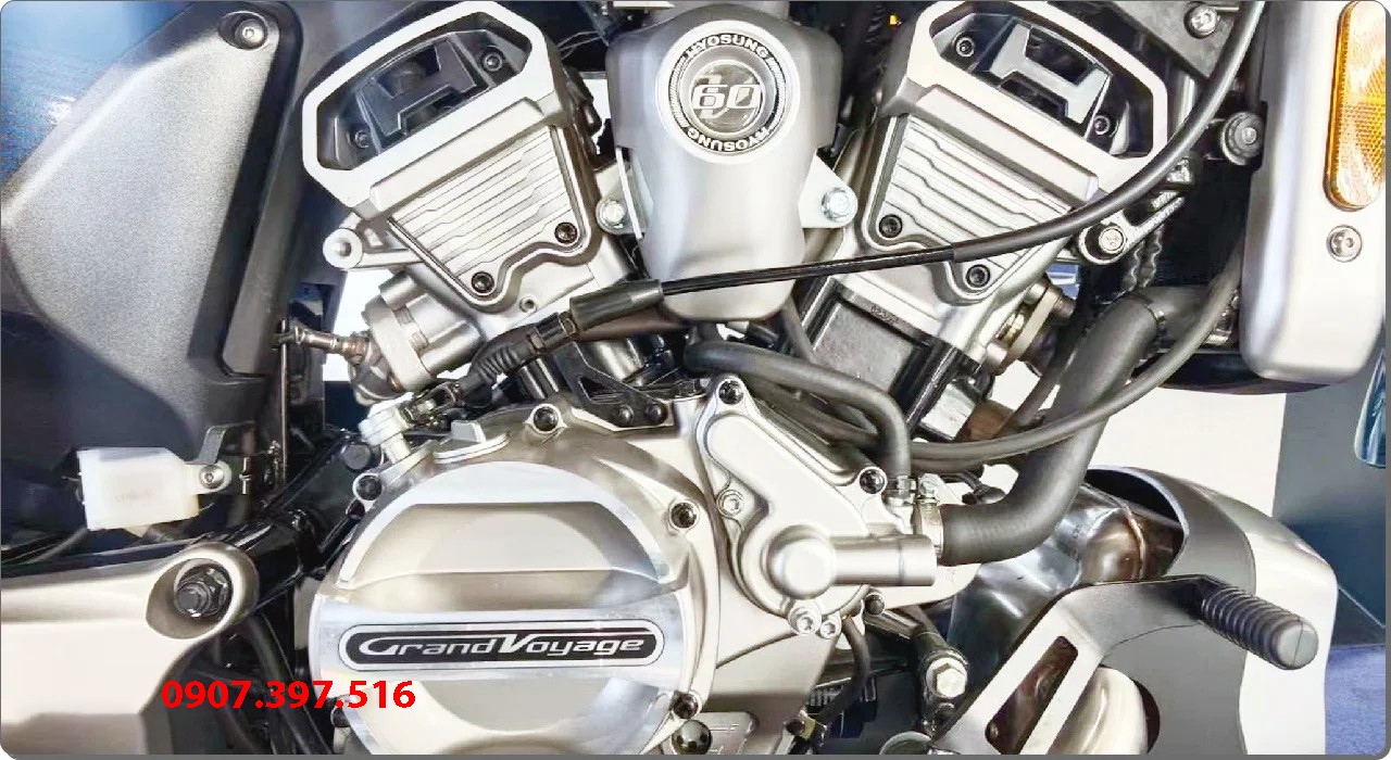 Hyosung GV350X tại Hà Nội - Cruiser 350cc Phong Cách Mỹ Cơ Bắp, Cá Tính