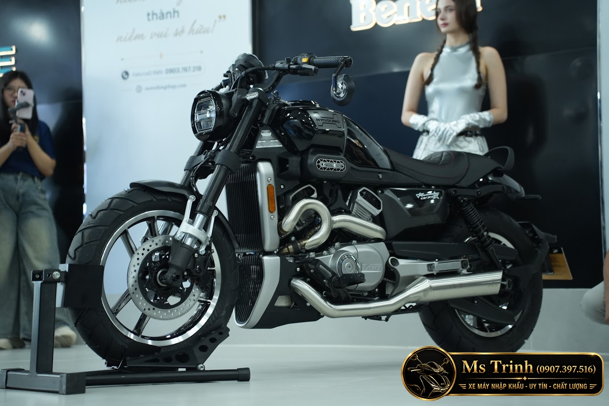 Hyosung GV350X tại Hà Nội - Cruiser 350cc Phong Cách Mỹ Cơ Bắp, Cá Tính