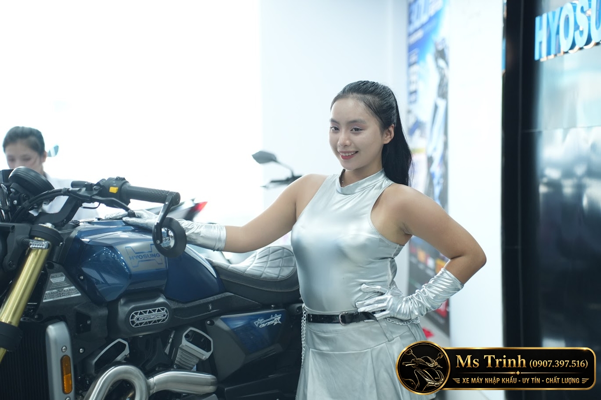 Hyosung GV350X tại Hà Nội - Cruiser 350cc Phong Cách Mỹ Cơ Bắp, Cá Tính
