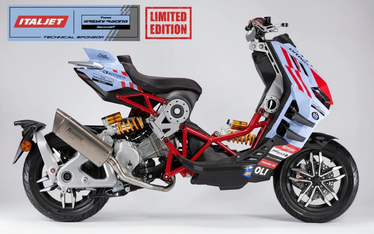 Italjet Dragster 300 Gresini Racing Tại Hà Nội - Chiếc Scooter Ý Khiến Dân Chơi Xe Phải Ngoái Nhìn
