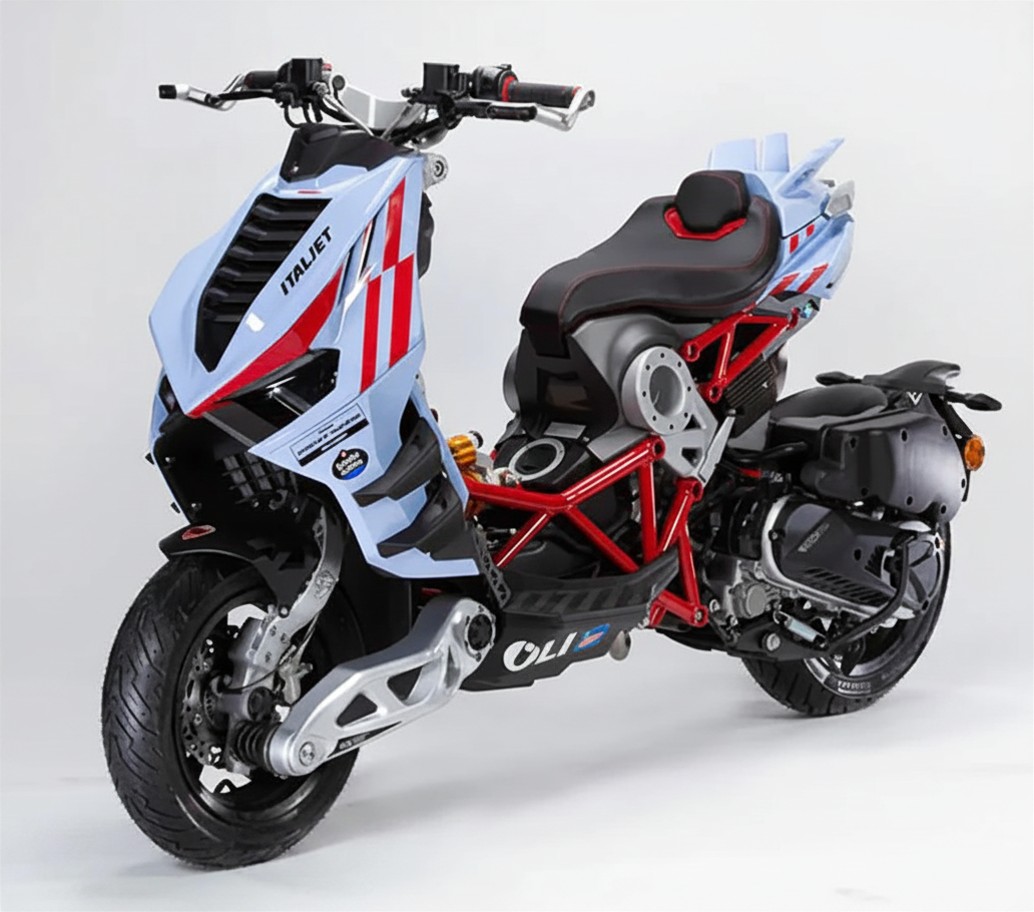 Italjet Dragster 300 Gresini Racing Tại Hà Nội - Chiếc Scooter Ý Khiến Dân Chơi Xe Phải Ngoái Nhìn