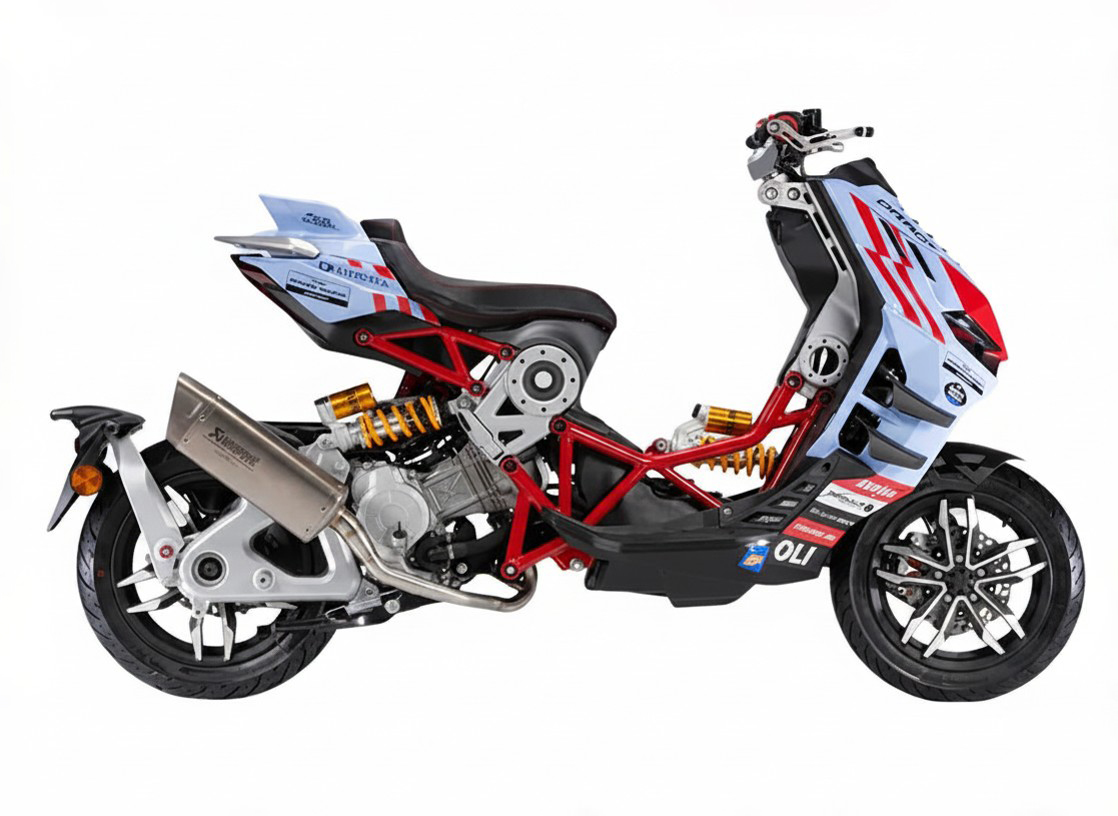 Italjet Dragster 300 Gresini Racing Tại Hà Nội - Chiếc Scooter Ý Khiến Dân Chơi Xe Phải Ngoái Nhìn
