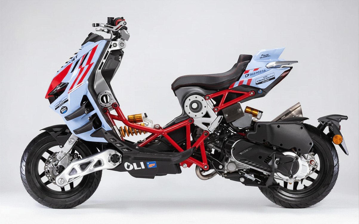 Italjet Dragster 300 Gresini Racing Tại Hà Nội - Chiếc Scooter Ý Khiến Dân Chơi Xe Phải Ngoái Nhìn