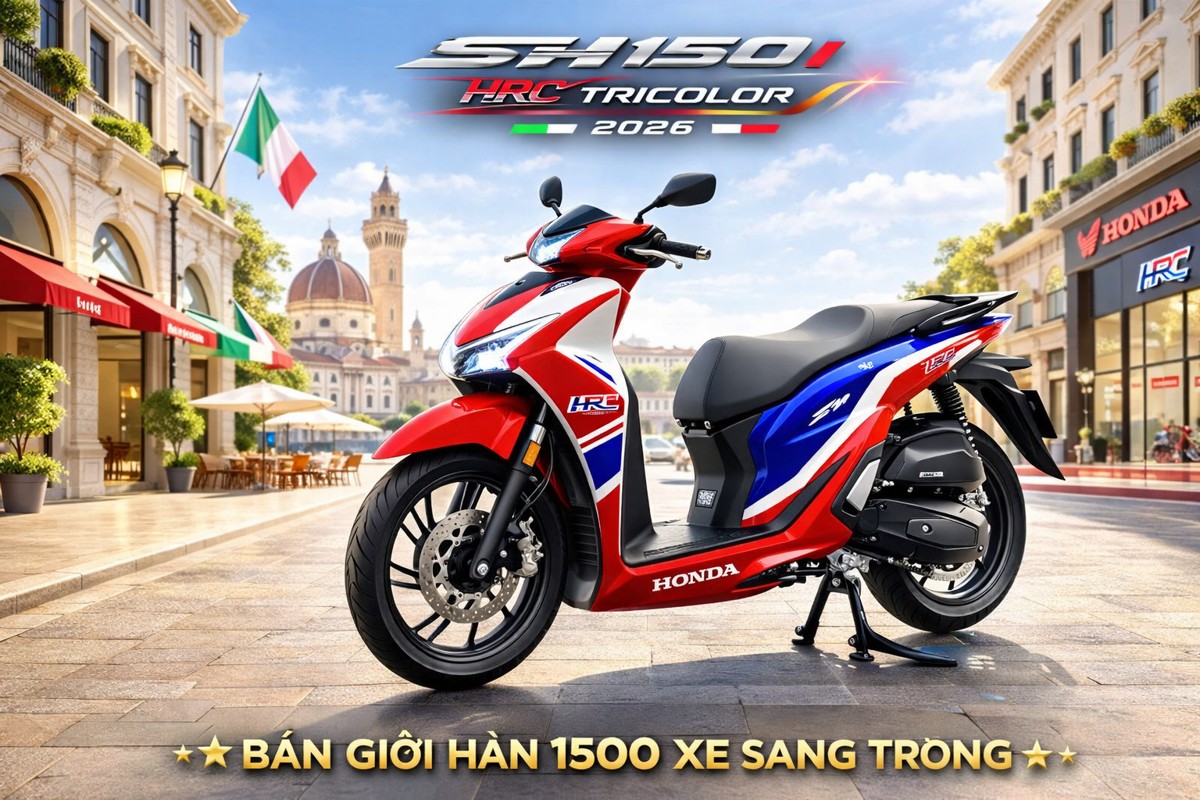Honda Sh150 HRC 2026 Special Editon tại Hà Nội - Siêu phẩm SH Ý giới hạn 500 xe toàn cầu