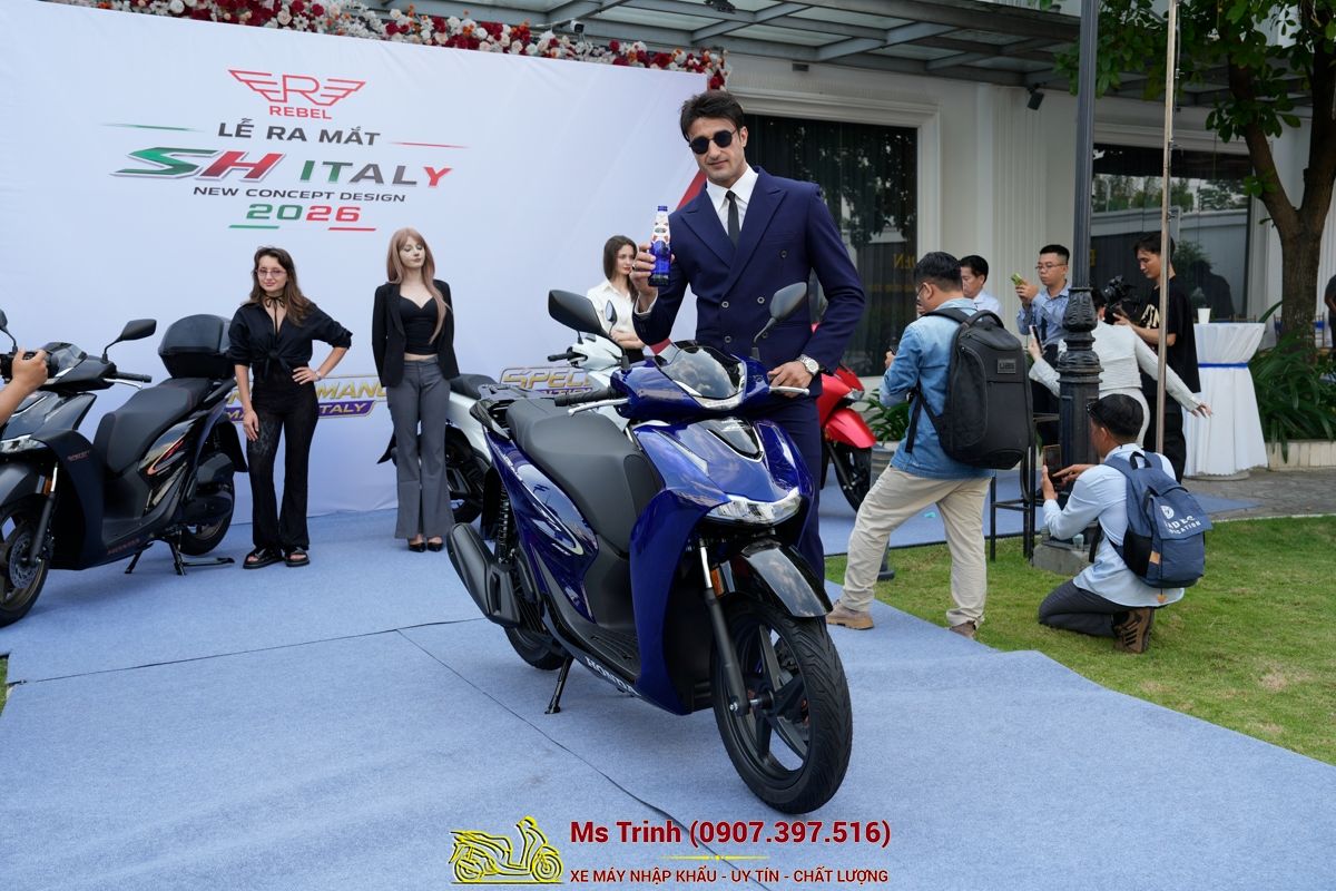 Honda SH150 Vetro Blue 2026 Limited Edition - Siêu phẩm SH Ý dàn áo xanh trong suốt cực hiếm tại Hà Nội