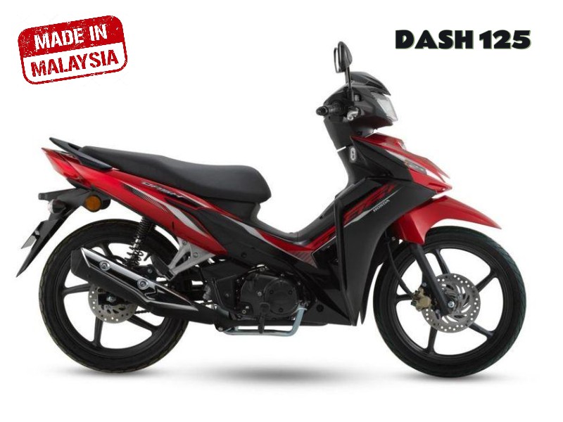 Honda Dash125 2025, 2 thắng dĩa, NK Chính Hãng Malaysia
