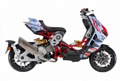 Italjet Dragster 300 Gresini Racing Tại Hà Nội - Chiếc Scooter Ý Khiến Dân Chơi Xe Phải Ngoái Nhìn