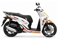 Honda SH150 Ý Malossi 2026 tại Hà Nội - Tem custom thể thao, dáng SH thanh lịch